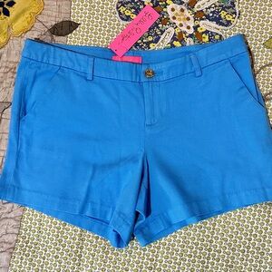 Lilly Pulitzer NWT blue stretch shorts
